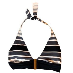 Bleu Rod Beattie striped bikini top Size 6